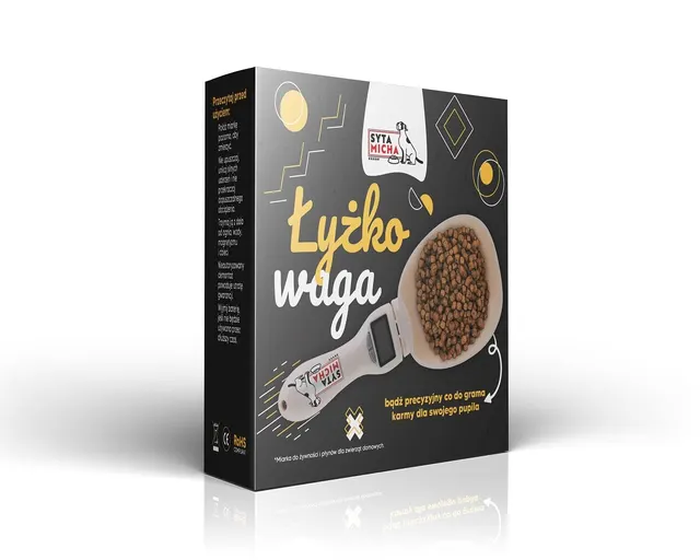 SYTA MICHA - Łyżka z wagą do karmy