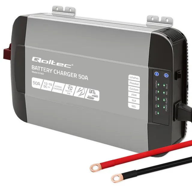 Inteligentna profesjonalna ładowarka Monolith do akumulatorów LiFePO4 AGM GEL SLA 50A 12V