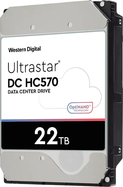 Dysk serwerowy HDD Western Digital Ultrastar DC HC570 WUH722222ALE6L4 (22 TB; 3.5 ; SATA)