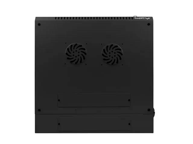 LANBERG SZAFA WISZĄCA DWUSEKCYJNA 19 9U 600X600 (DRZWI SZKLANE CZARNA RAL9004) WF02-6609-10B