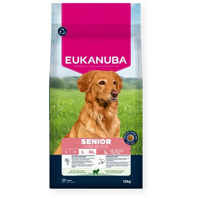 EUKANUBA Senior Large Lamb and Rice 12kg