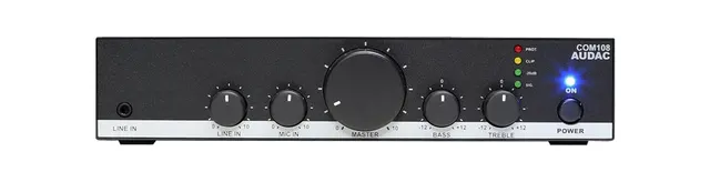 Wzmacniacz public address Audac AUDAC COM108 wzmacniacz 80W 100V