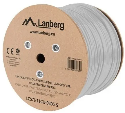 Lanberg LCS7L-11CU-0305-S kabel sieciowy Biały 305 m Cat7 S/FTP (S-STP)