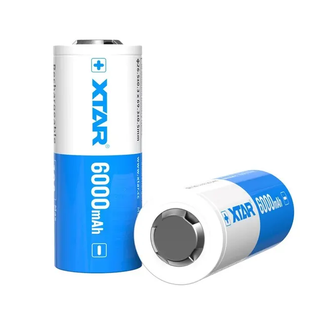 XTAR AKUMULATOR 26650 3 6V LI-ION 6000 MAH Z ZABEZPIECZENIEM 26650-6000
