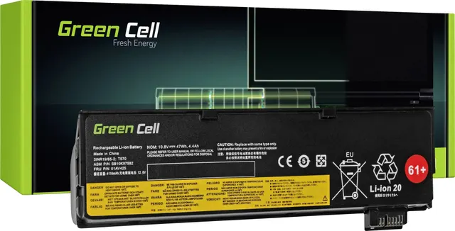 GREEN CELL BATERIA LE95 01AV424 DO LENOVO THINKPAD T470 T570 A475 P51S T25 4400 MAH 10.8V