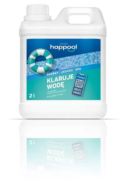 Acrylmed 2l Alkasol Flok płyn do klarowania wody i koagulacji zanieczyszczeń w basenie