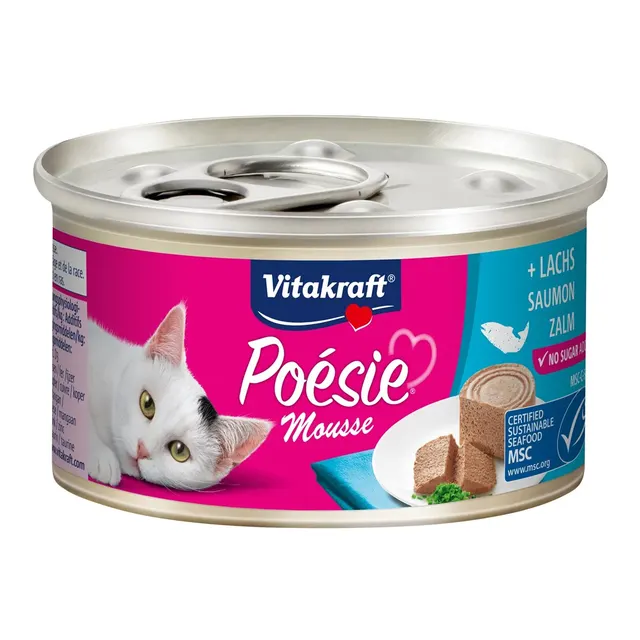 VITAKRAFT POESIE MUS łosoś karma dla kota 85g