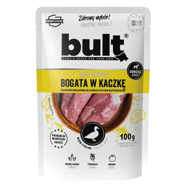BULT Saszetka mielonka bogata w kaczkę dla psa 100g