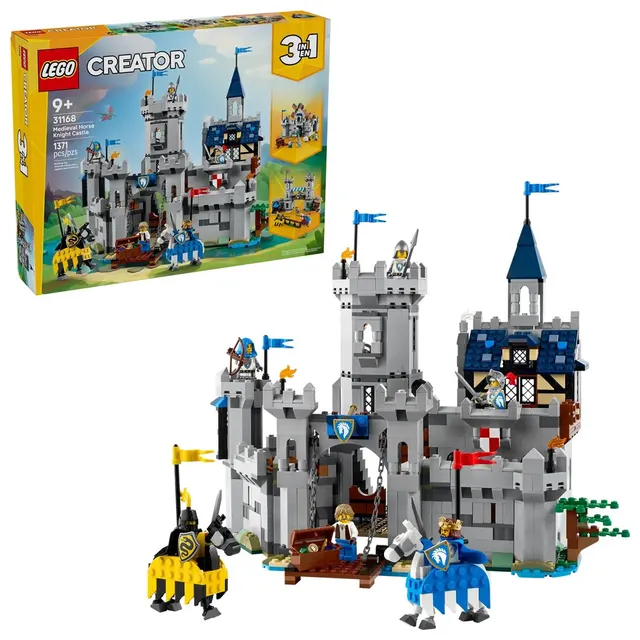LEGO Creator 3w1 31168 - Średniowieczny zamek rycerzy konnych