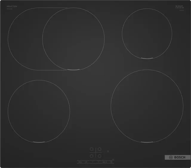 Płyta indukcyjna BOSCH PIF61ABB5E 60 cm, PowerBoost, timer, TouchSelect, czarny mat
