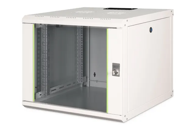 Szafa wisząca 19'' 9U Digitus 509x600x600 mm kolor szary (RAL 7035)