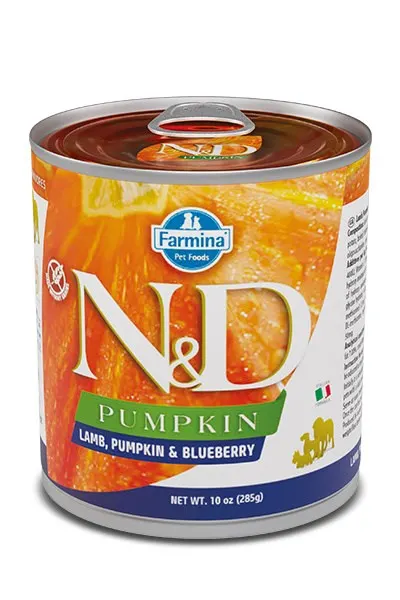 FARMINA N&D Dog Lamb Pumpkin Blueberry Adult - mokra karma dla psa - 285g