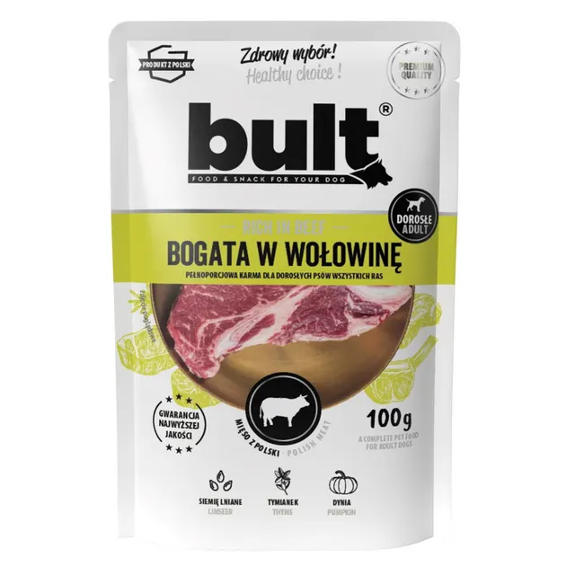 BULT Saszetka mielonka bogata w wołowinę dla psa 100g