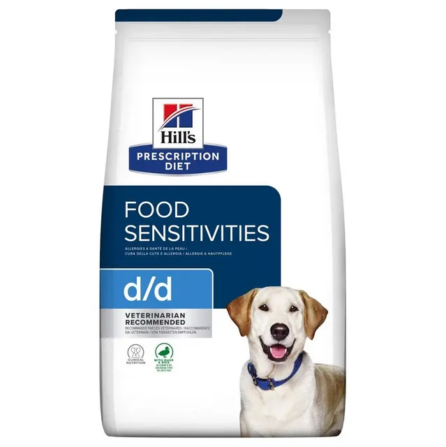 Hill's PD d/d food sensitivities duck and rice dla psa 4 kg