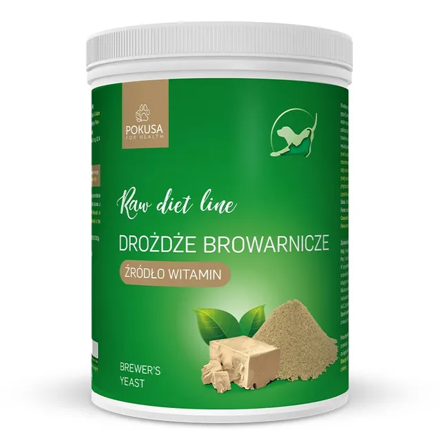 Pokusa Raw Diet Line Drożdże browarnicze 1000g