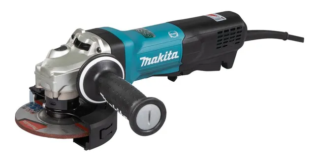 MAKITA SZLIFIERKA KĄT.125mm GA5093X01 1900W WŁĄCZNIK ŁOPATKOWY REG.OBR. HAMULEC