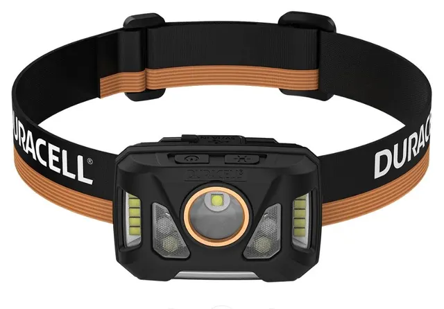 Duracell DH1000R Latarka czołowa Czarny Pomarańczowy