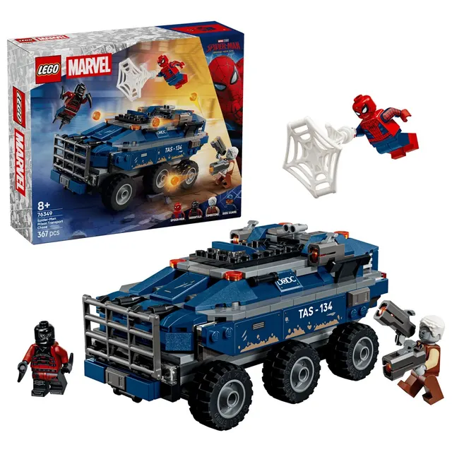 LEGO Marvel Super Heroes 76349 - Pościg Spider-Mana z więźniarką