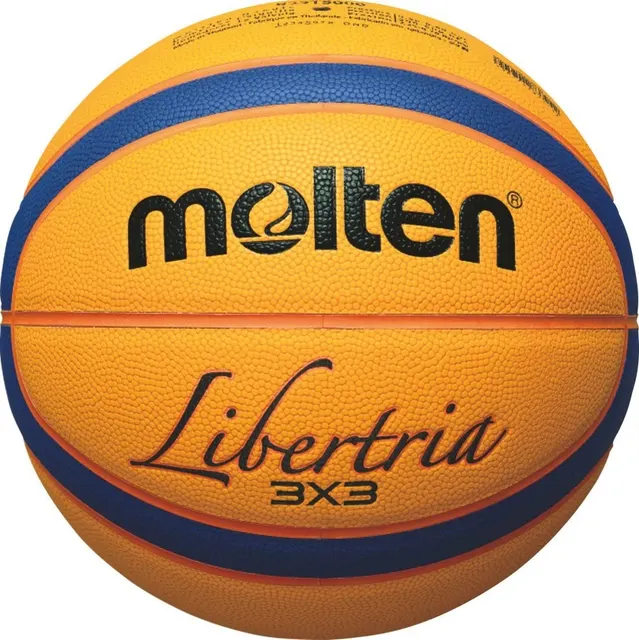 Piłka do koszykówki Molten B33T5000 FIBA outdoor 3x3 żółta rozm. 6