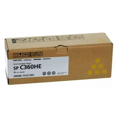 Ricoh Toner SP C360 HC 408187 Yellow