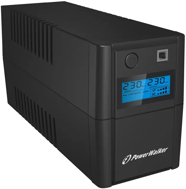 Power Walker UPS LINE-INTERACTIVE 850VA 4X IEC USB RJ11 LCD