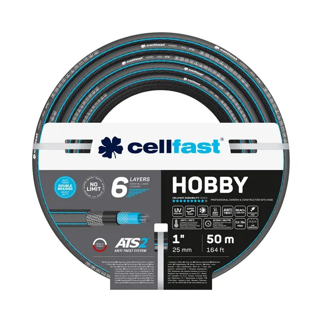 WĄŻ OGRODOWY HOBBY ATS 1' 50MB