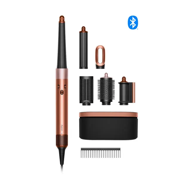 Dyson Supersonic Nural Straight+Wavy suszarka do włosów 1600 W Niebieski Pomarańczowy