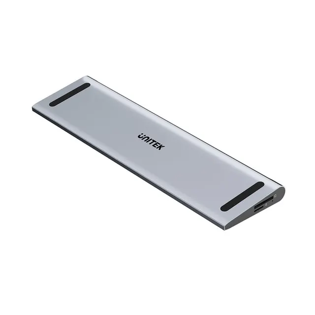 UNITEK STACJA DOKUJĄCA KVM 2X HDMI 1X DP 4K USBC MST HDMI 2.0 Z PODSTAWKĄ