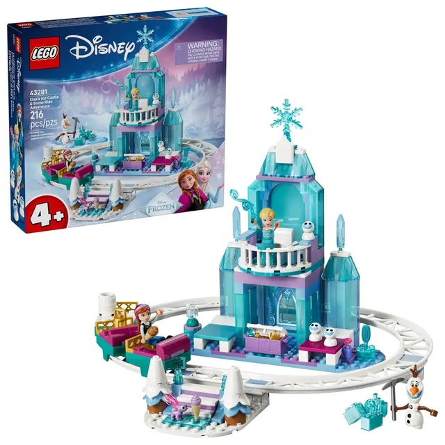 LEGO Disney 43281 - Lodowy zamek Elzy i śnieżna przejażdżka