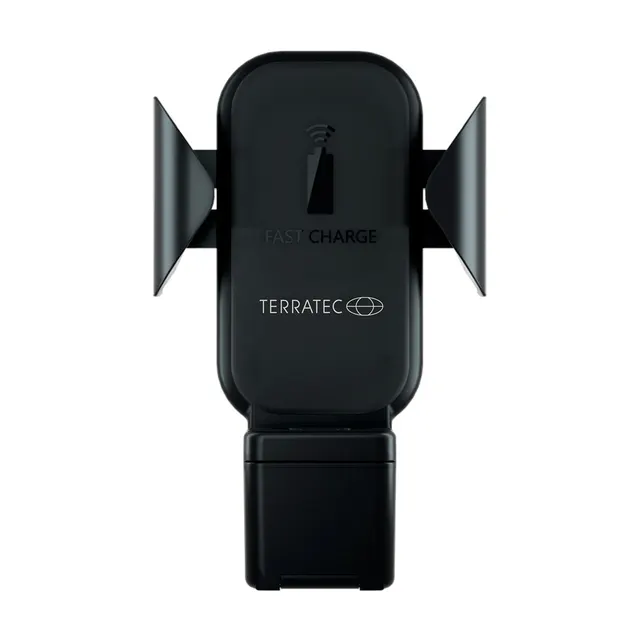 Terratec ChargeAir All Car Uchwyt aktywny Telefon komórkowy/Smartfon Smartwatch Czarny