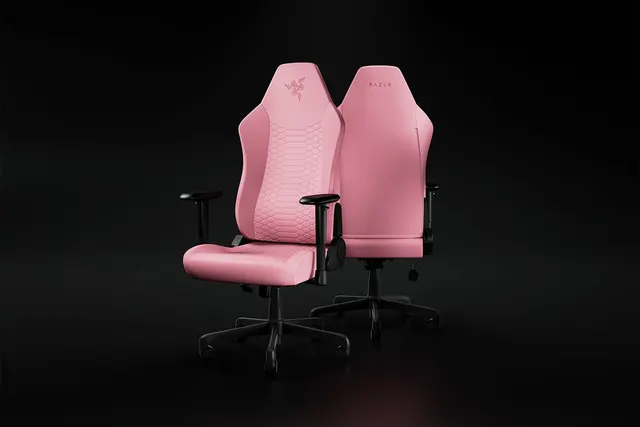 Razer Iskur V2 X NewGen Fotel dla gracza Wiaderko (kołyska) siedzisko Różowy