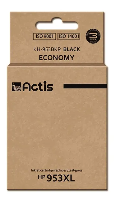 Actis KH-953BKR Tusz (zamiennik HP 953XL L0S70AE; Standard; 50ml; 2000 stron czarny) - Nowy Chip