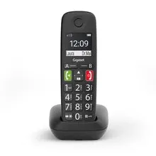 Telefon bezprzewodowy analogowy Gigaset E290 DECT/GAP czarny