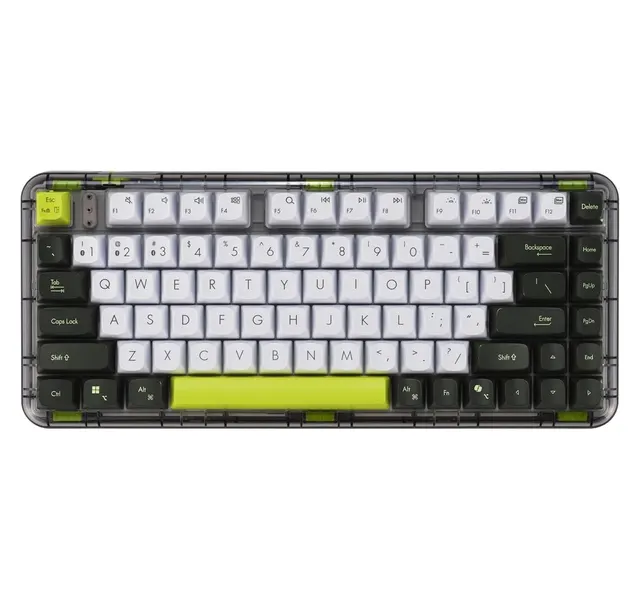 Klawiatura ASUS KD201 Jelly75 Wireless/Bluetooth Keyboard Volt Green