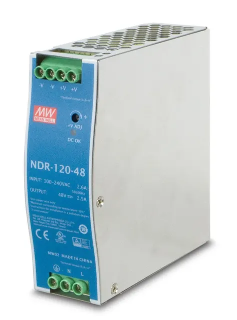 PLANET PWR-120-48 moduł zasilaczy 120 W Niebieski Szary