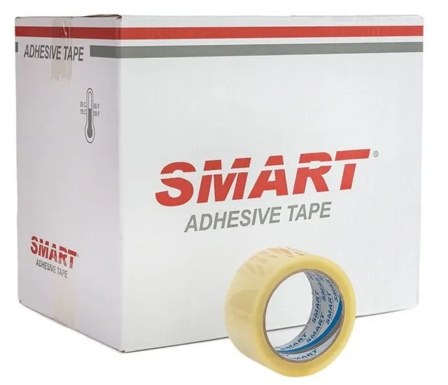 BSTech Taśma Pakowa Akryl 48*60m Transparent karton 36szt