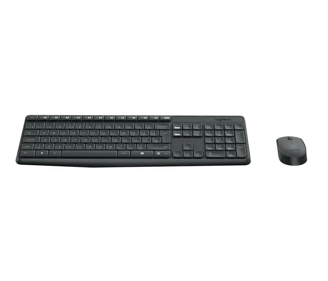 MK235 WIRELESS KEYBOARD / MOUSE/COMBO GREY-DEU-2.4GHZ-CENTRAL