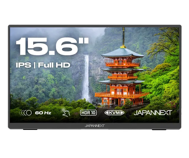 Monitor dotykowy JAPANNEXT 39 6 cm JN-MD-i156FHDR-T HDMI/USB-C M-Touch FHD