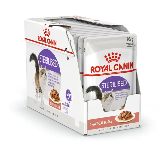 ROYAL CANIN FHN Sterilised w sosie - mokra karma dla kota dorosłego - 12x85g