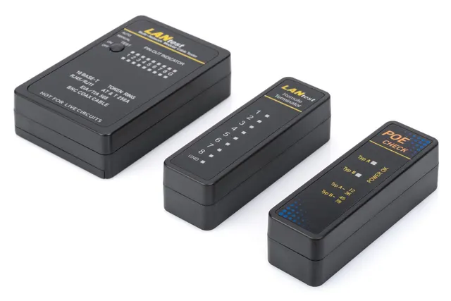 Digitus Tester kabli sieciowych i komunikacyjnych RJ45 i BNC