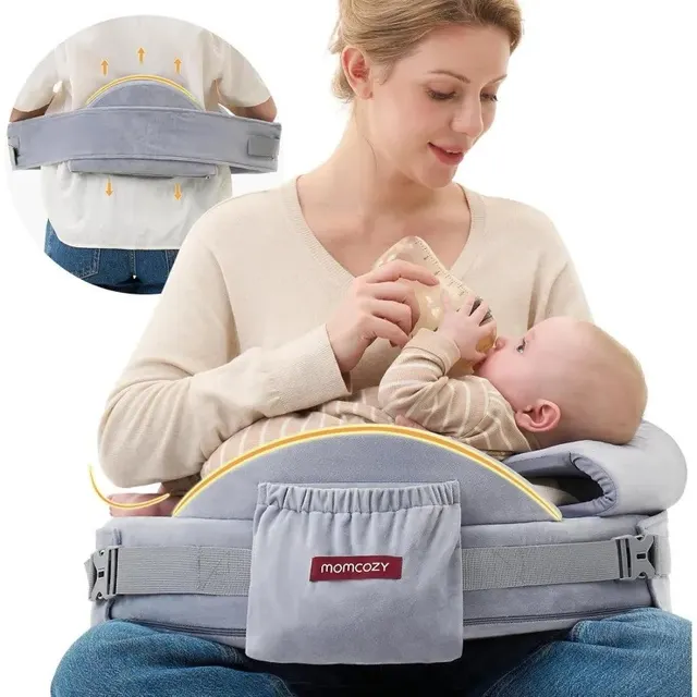 Momcozy poduszka do karmienia piersią CozyPro szara