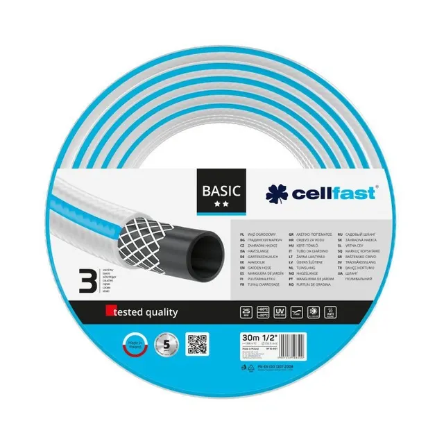 CELLFAST 10-421 wąż ogrodowy 30 m Poniżej ziemi Niebieski Biały