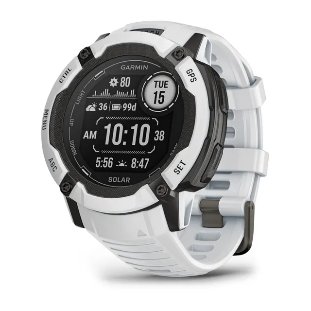Zegarek sportowy Garmin Instinct 2X Solar 50mm Whitestone