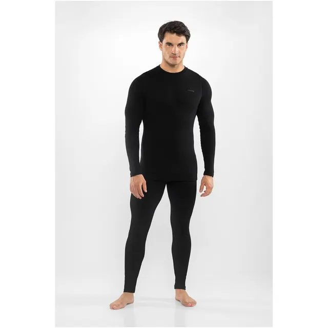 Bielizna męska VIKING Meriboo Man Set Merino czarna L