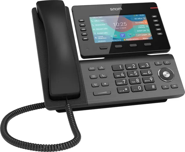 Telefon IP Snom D865 - Szary - Linux - 50000 wejść - TFT - 12 7 cm (5 )