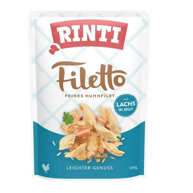 Rinti Filetto kurczak i łosoś w galaretce 100g