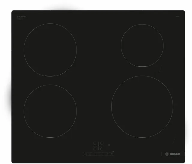 Płyta indukcyjna BOSCH PUE611BB5E Serie 4 60 cm, PowerBoost, TouchSelect, timer, czarny