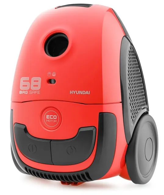 Odkurzacz Hyundai HY-VC068R 2L 800W Bęben próżniowy Suchy Worek na kurz Czerwony