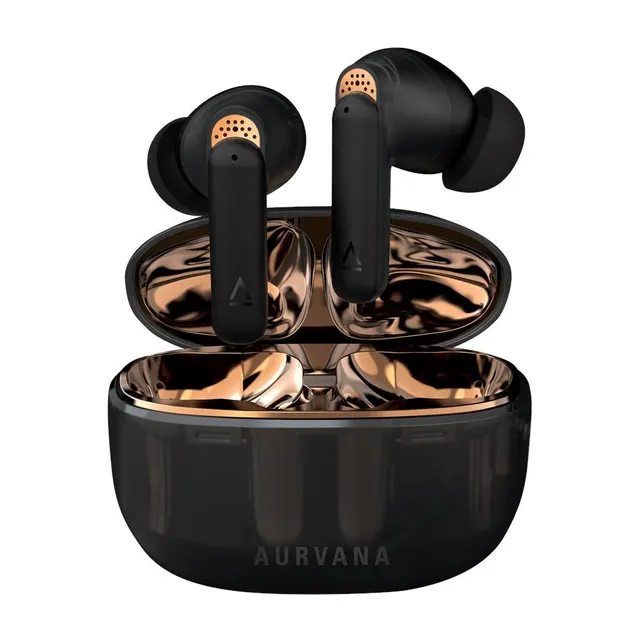 Creative Labs Aurvana Ace 2 Zestaw słuchawkowy True Wireless Stereo (TWS) Douszny Połączenia/Muzyka/Sport/Codzienność USB Type-C Bluetooth Czarny Miedziany