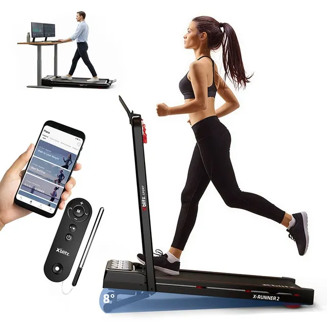 XBLITZ X-RUNNER 2 SKŁADANA DOMOWA BIEŻNIA ELEKTRYCZNA 2W1